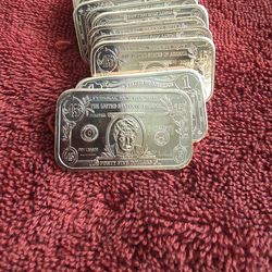 Collectible Coins 45 Presidential Dollar bar