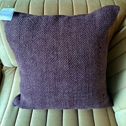 Pottery Barn Faye Textured Linen Pillow Cover