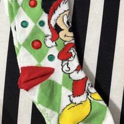 Mickey Mouse Christmas Kids’ Bedazzled Socks