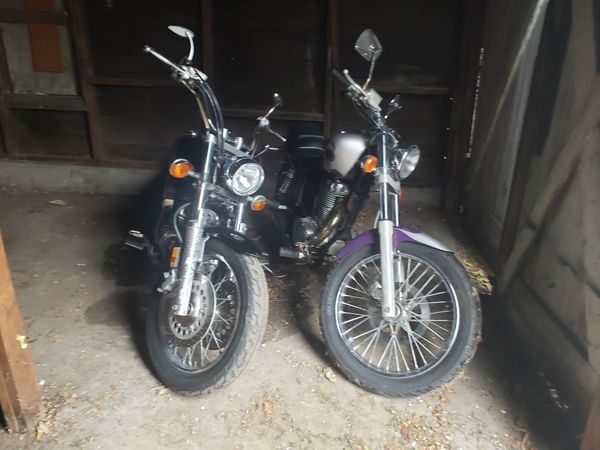 02 yamaha vstar1100, 87 suzuki savage lt650