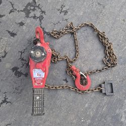 polipasto de palanca manual Coffing de 3/4 de tonelada. 