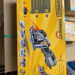 Rockwell Rk3440K Versacut 4.0 Amp Mini Circular Saw Kit With Laser