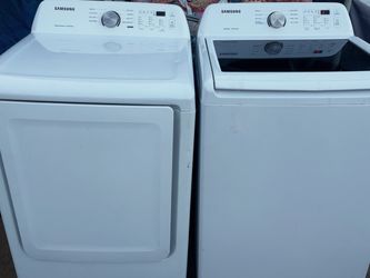 SAMSUNG TOP LOAD WASHER 4.5 CU & GAS DRYER  7.2 CU MEGA CAPACITY “BOTH WORKING”