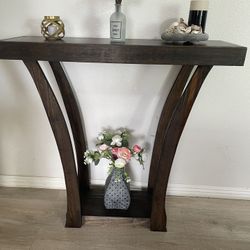 New Console Table Wood And Corian 