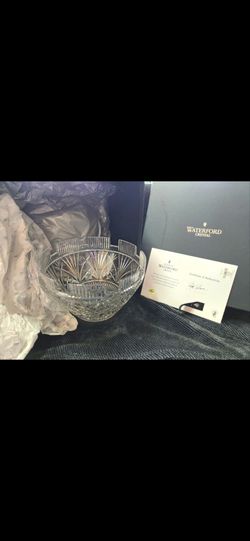 Waterford Crystal Cut Glass Bowl with COA