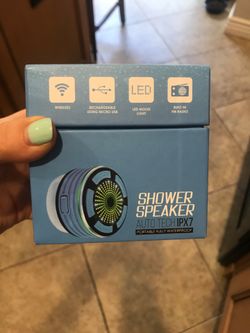 Wireless shower speaker