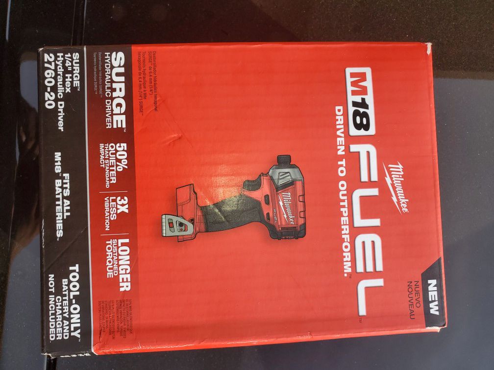 Milwaukee Fuel Surge Impact Driver (TOOL ONLY) NO BATTERY NO CHARGER