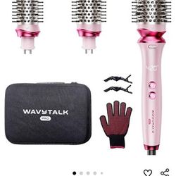 Wavytalk Heatwave Pro Thermal Brush Set Pink BRAND NEW