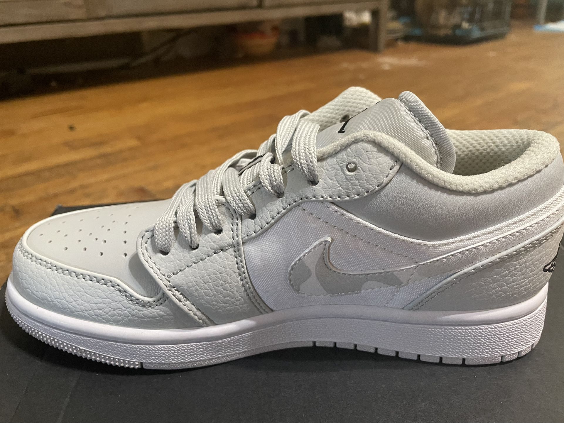 Air Jordan 1 Low “Triple White” – All-White Leather (New)