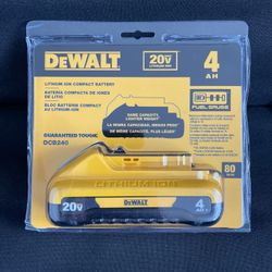 DeWalt Battery 20V 4ah Compact (DCB240)