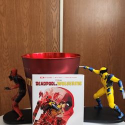 Deadpool N Wolverine Steel Bucket , Movie No Sale