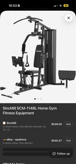 SincMill SCM-1148L Home Gym Fitness Equipment