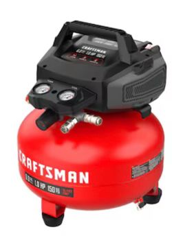 CRAFTSMAN 6-Gallon Portable Electric 150 PSI Pancake Air Compressor