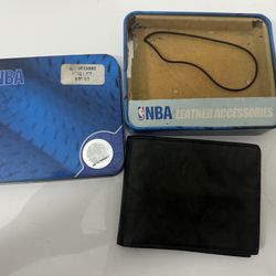 LEATHER BILLFOLD WALLET NBA