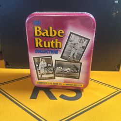 1992 MEGACARDS BABE RUTH BASEBALL COLLECTION CARD SET FACTORY SEALED TIN BOX