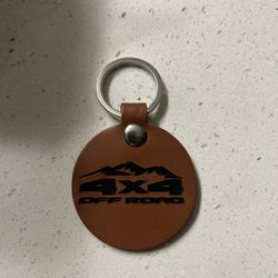 Leather 4x4 Key Chain