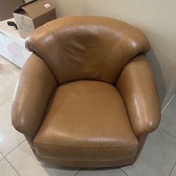 Leather Rocker and Swivel