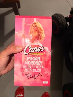 Raising Cane's Megan Moroney Rhinestone Tumbler