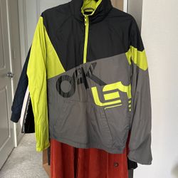 Oakley Men’s Windbreaker Half Zip Pullover Size Small