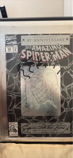 Amazing Spider-Man #365 30th Anniversary Signed Comic