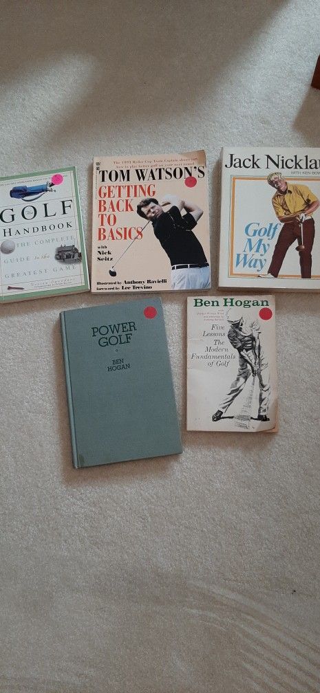 Golf Book Collection starting at $8