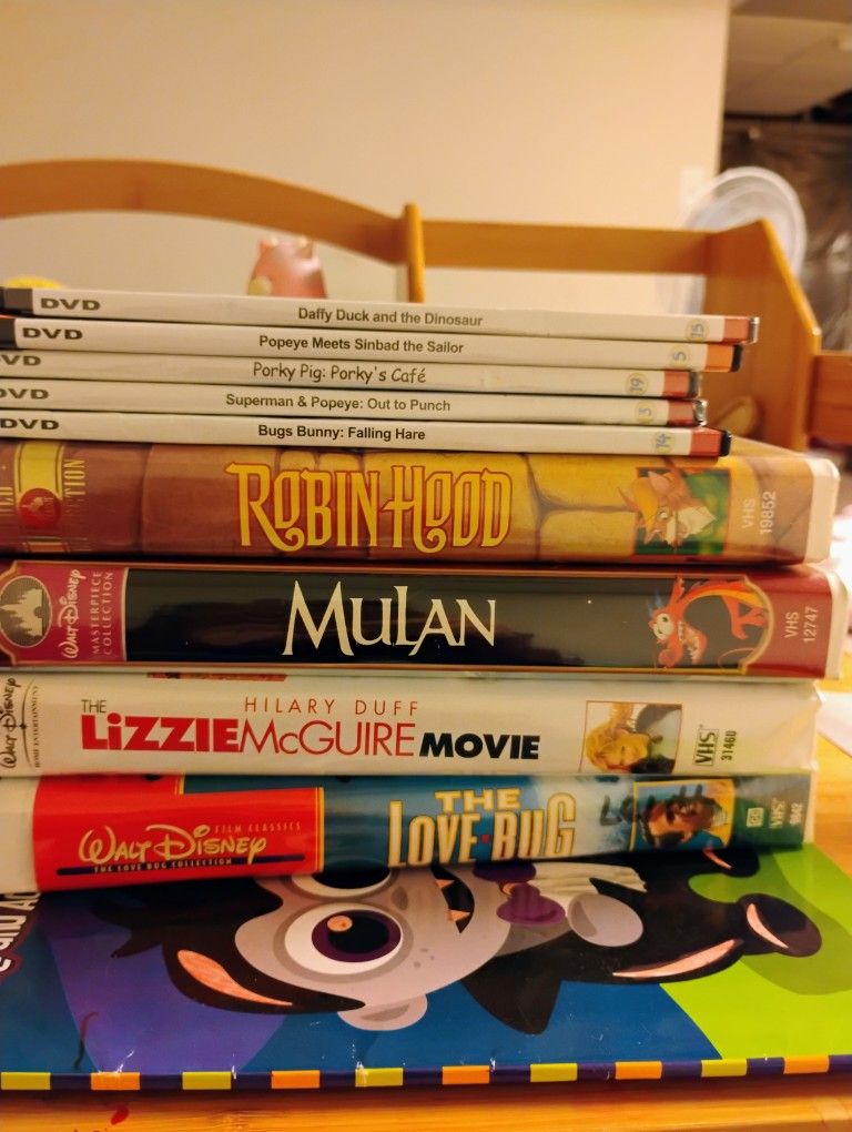 DVD VHS Tapes Mix New 