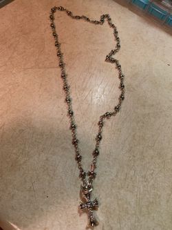 Cross chain stainless steel