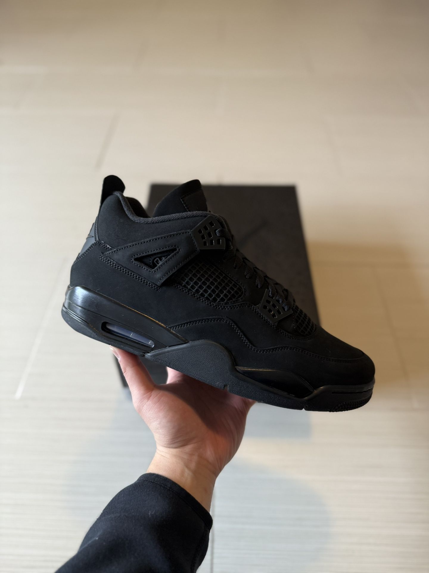 Nike Air Jordan Retro 4 Black Cat Size 13