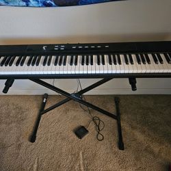 Keyboard With Bench, Stand, Pedal