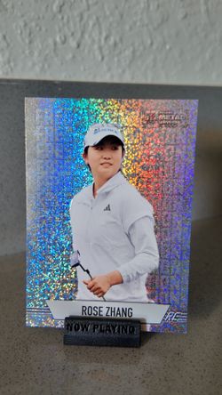 Upper Deck 2024 SkyBox Metal Universe Champions Golf Rose Zhang RC #FF-5 /299
