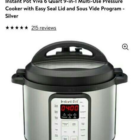 Instant pot 6 quart 9 in 1