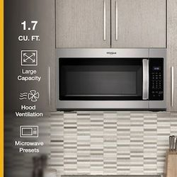 Whirlpool 1.7-cu ft Over-the-Range Microwave ( Fingerprint Resistant Stainless Steel )