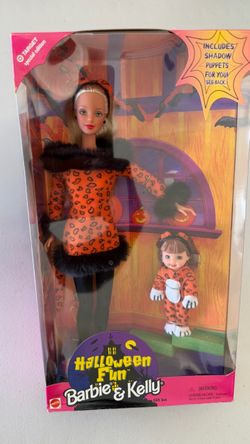 1998 Halloween Fun Barbie and Kelly Gift Set Target Exclusive