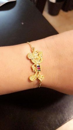 Gold plated bracelet