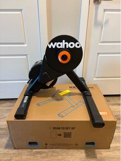 Wahoo Kickr core with Zwift cog