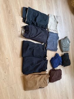 Mixed Lot of Men's Trousers – 10 Pairs