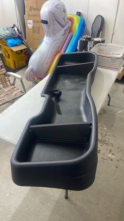 Under seat storage for the rear seats on 2016 GMC Sierra
