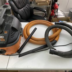 RIDGID Wet Dry Vacuum, 4 Gal 5.0 Hp