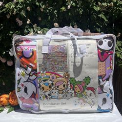 tokidoki Comforter 2PC Twin Set - Sweetshop. New.