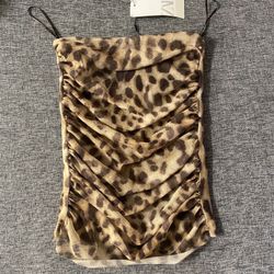Zara Cheeta Top
