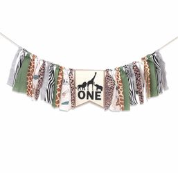 Jungle Safari 1st birthday banner ✨new