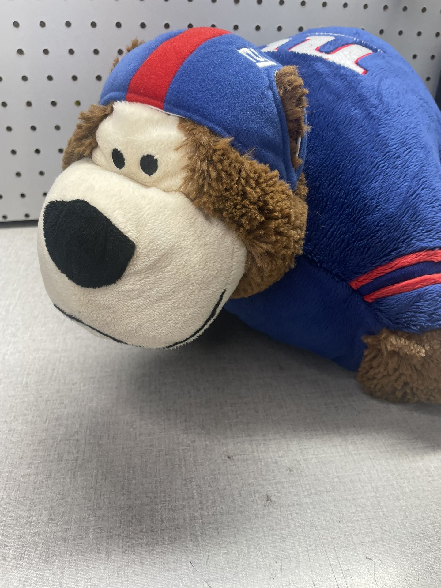 New York Giants Large 18" Mascot Pillow Pet - NFL Blue/Red
