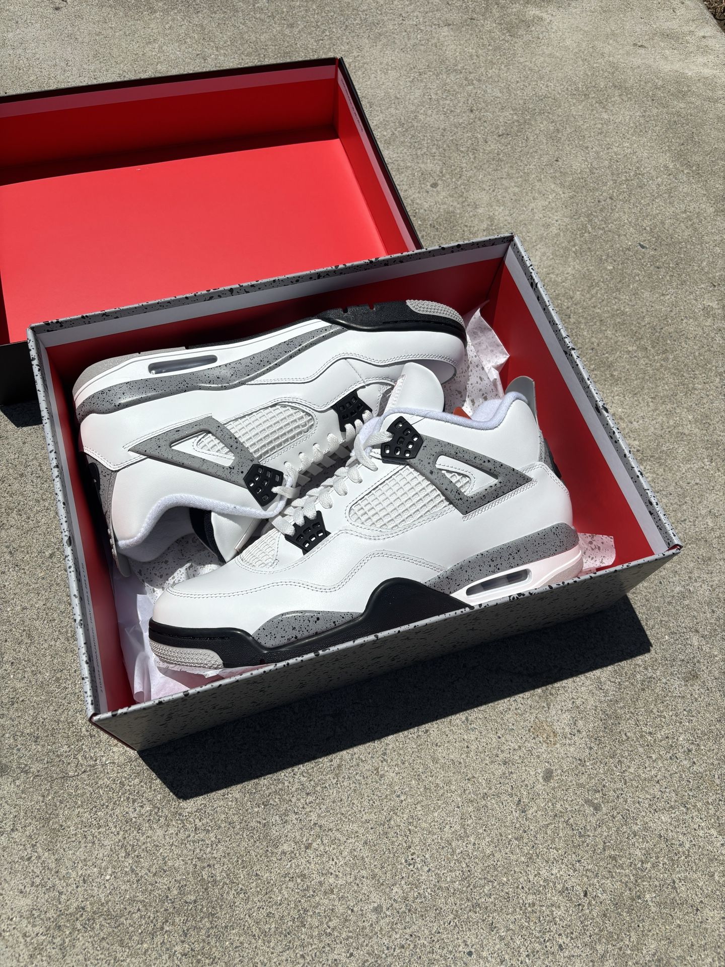 Jordan 4 White Cement
