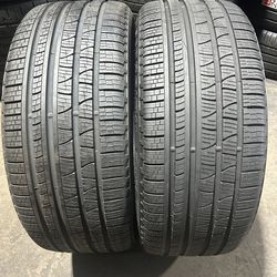 SET OF 2 USED TIRES PIRELLI SCORPION VERDE ALL SEASON…275/40/22
