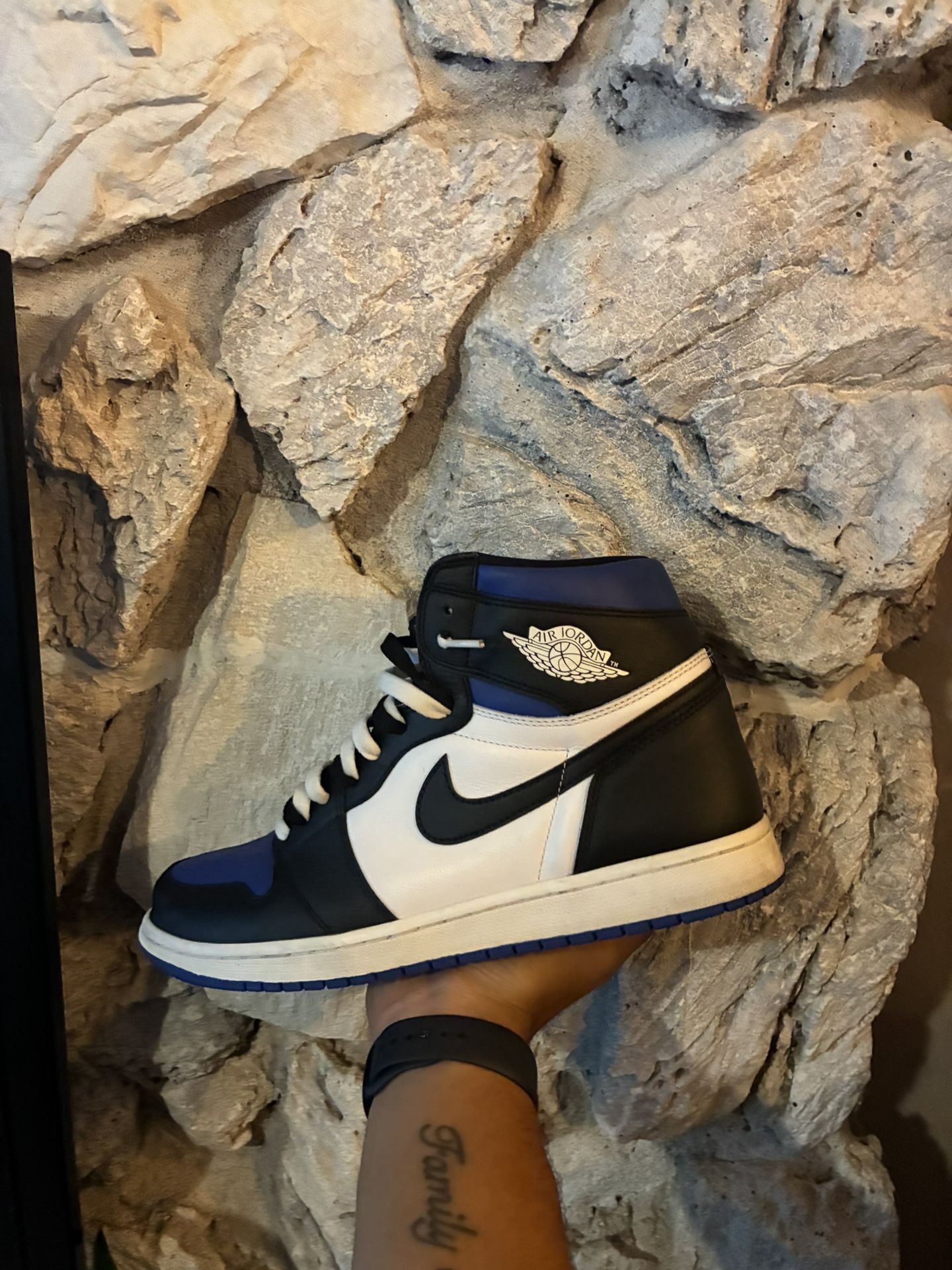 Jordan 1 Royal Toe Sz 13