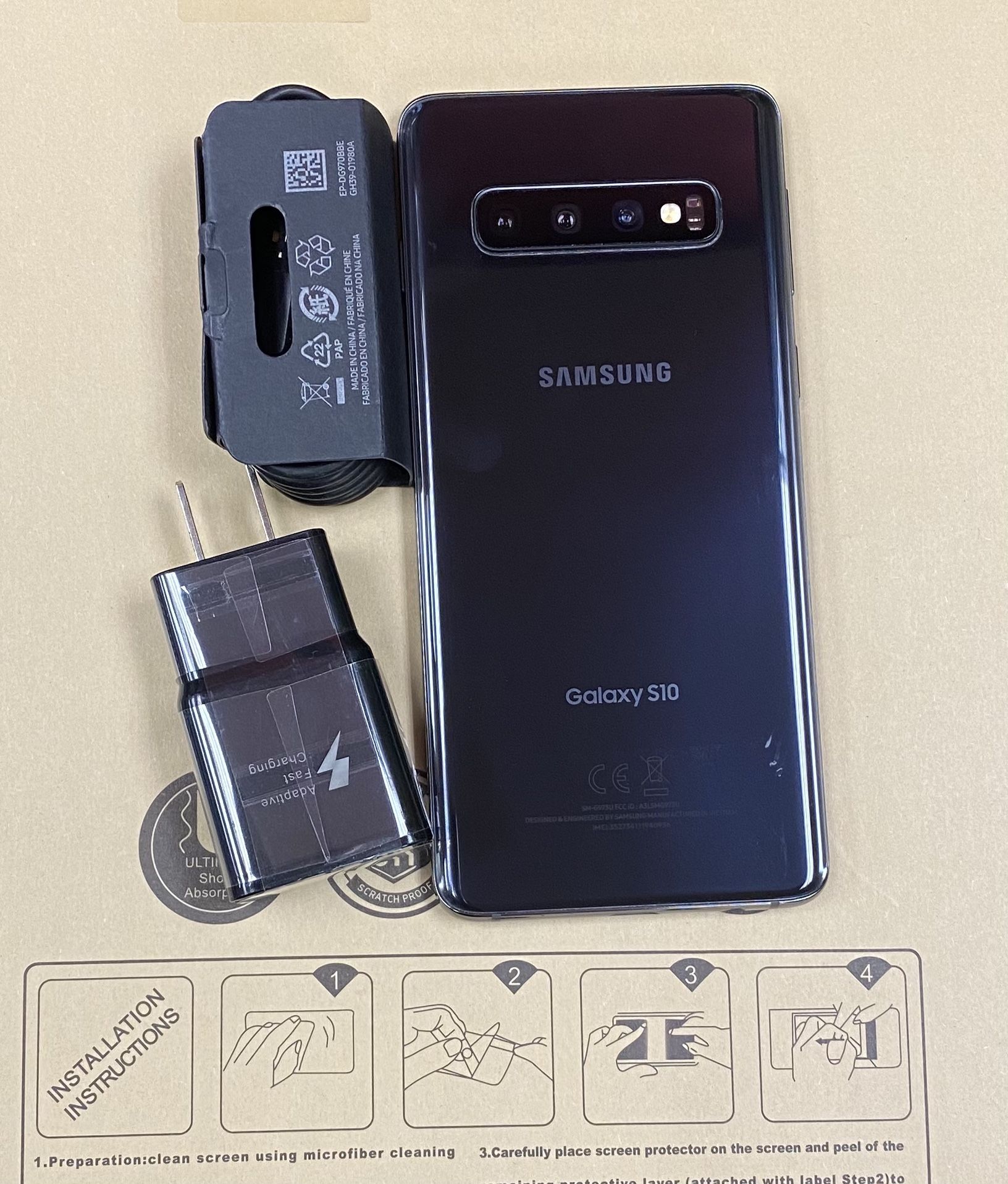 Samsung galaxy s10 128 gb unlocked, sold with store warranty