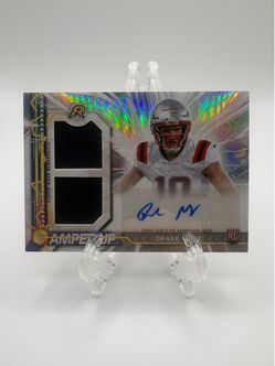 2024 Topps Resurgence - Drake Maye #AU-DM Amped Up Rookie Patch Auto (RC)