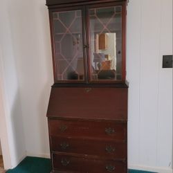 Antique Secretary Cabinet