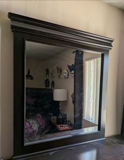 Black Dresser Mirror