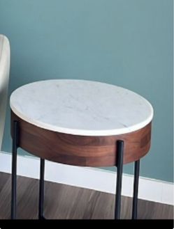 2 Side Tables - Marble Top